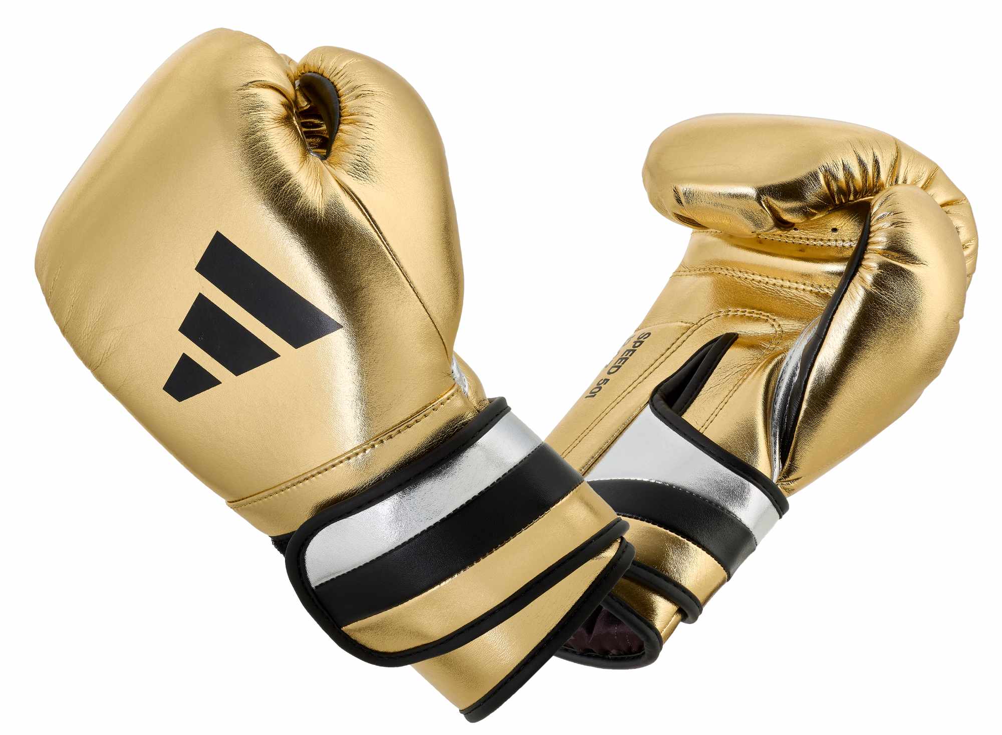 Adidas Speed 500 Boxing Gloves - Gold Microfibre (ADISBG501) | Superior Protection