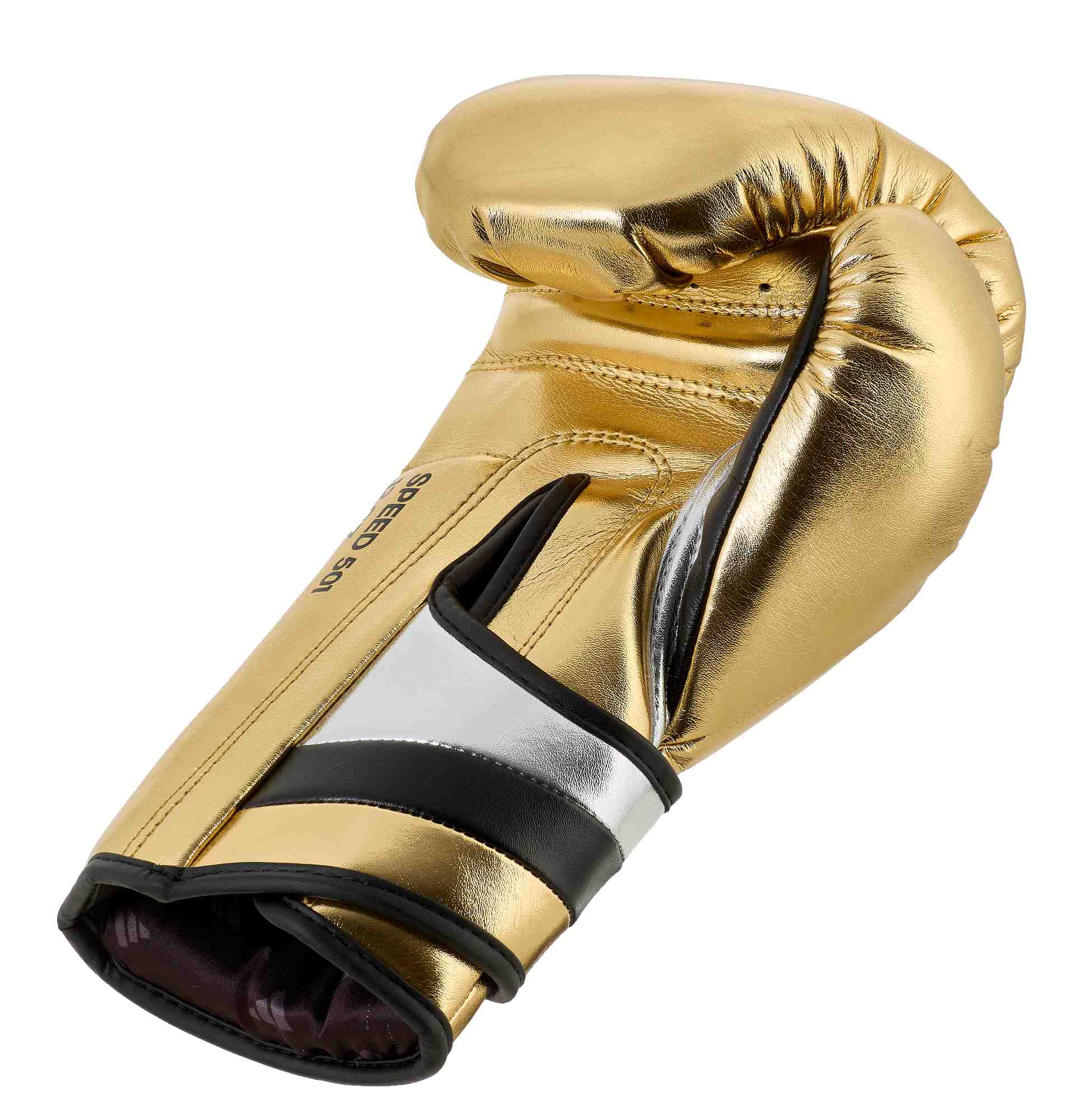 Adidas Speed 500 Boxing Gloves - Gold Microfibre (ADISBG501) | Superior Protection