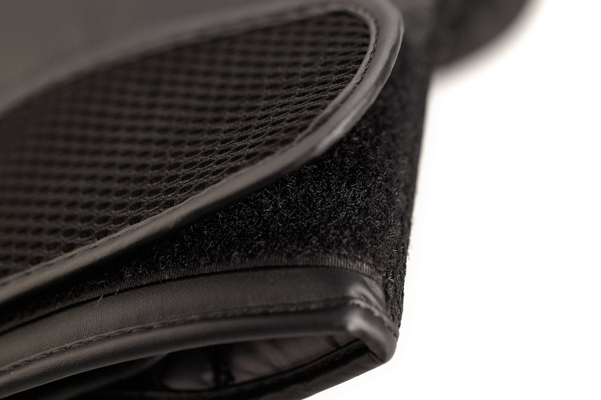 Close-up of black ADIDAS Hybrid25 glove&