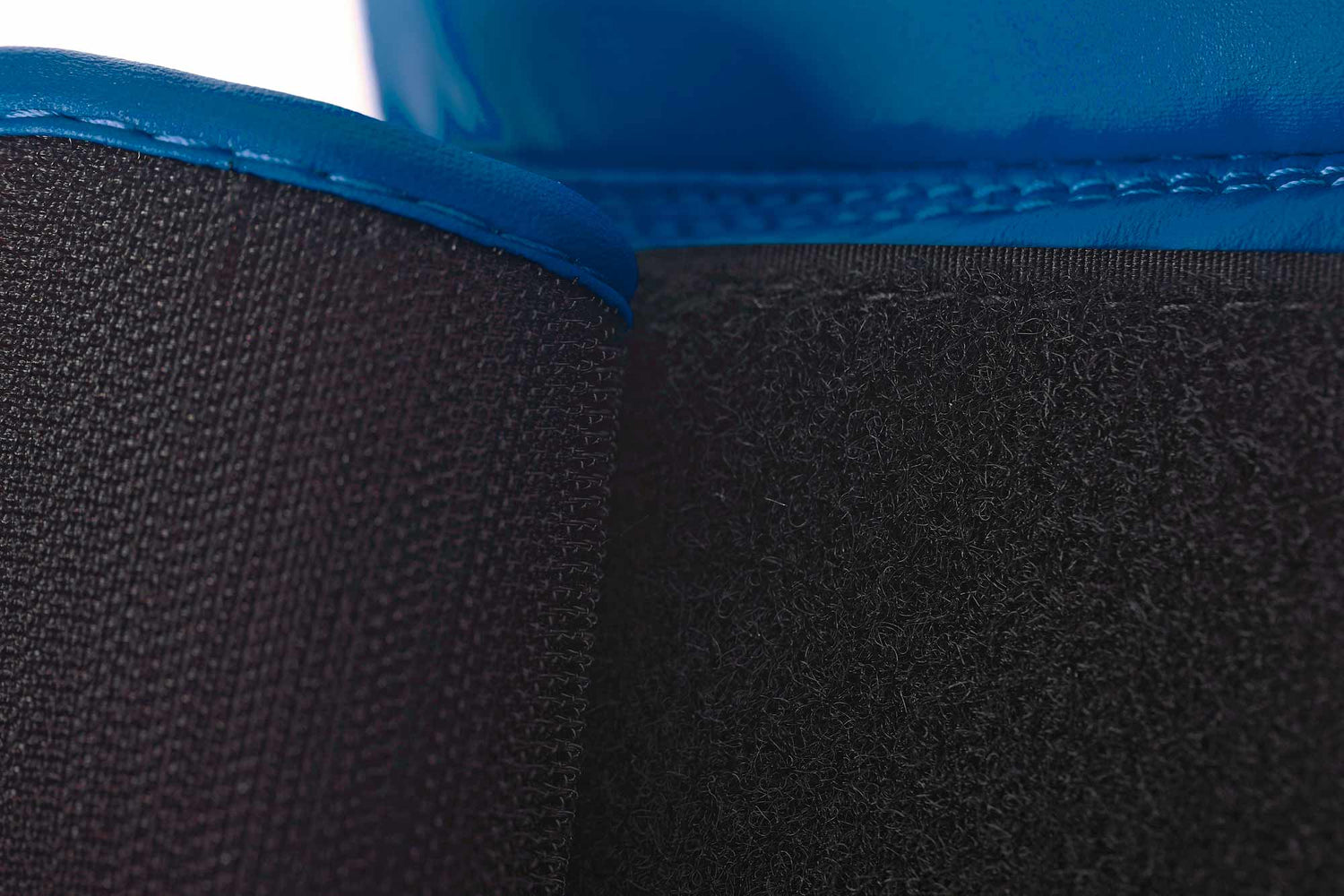 Close-up of blue ADIDAS Hybrid25 glove&