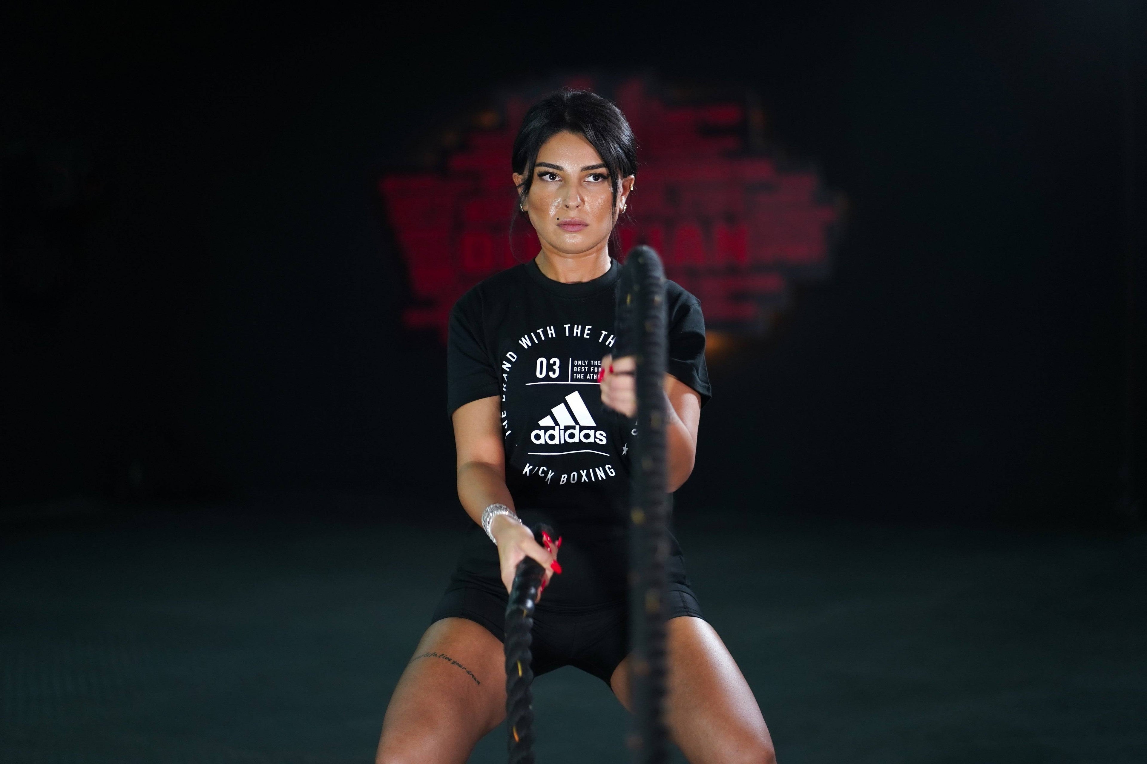 ADIDAS Community Line Kickboxing T-Shirt adiCL01KB- Premium Slim Fit for Workouts and Everyday Use