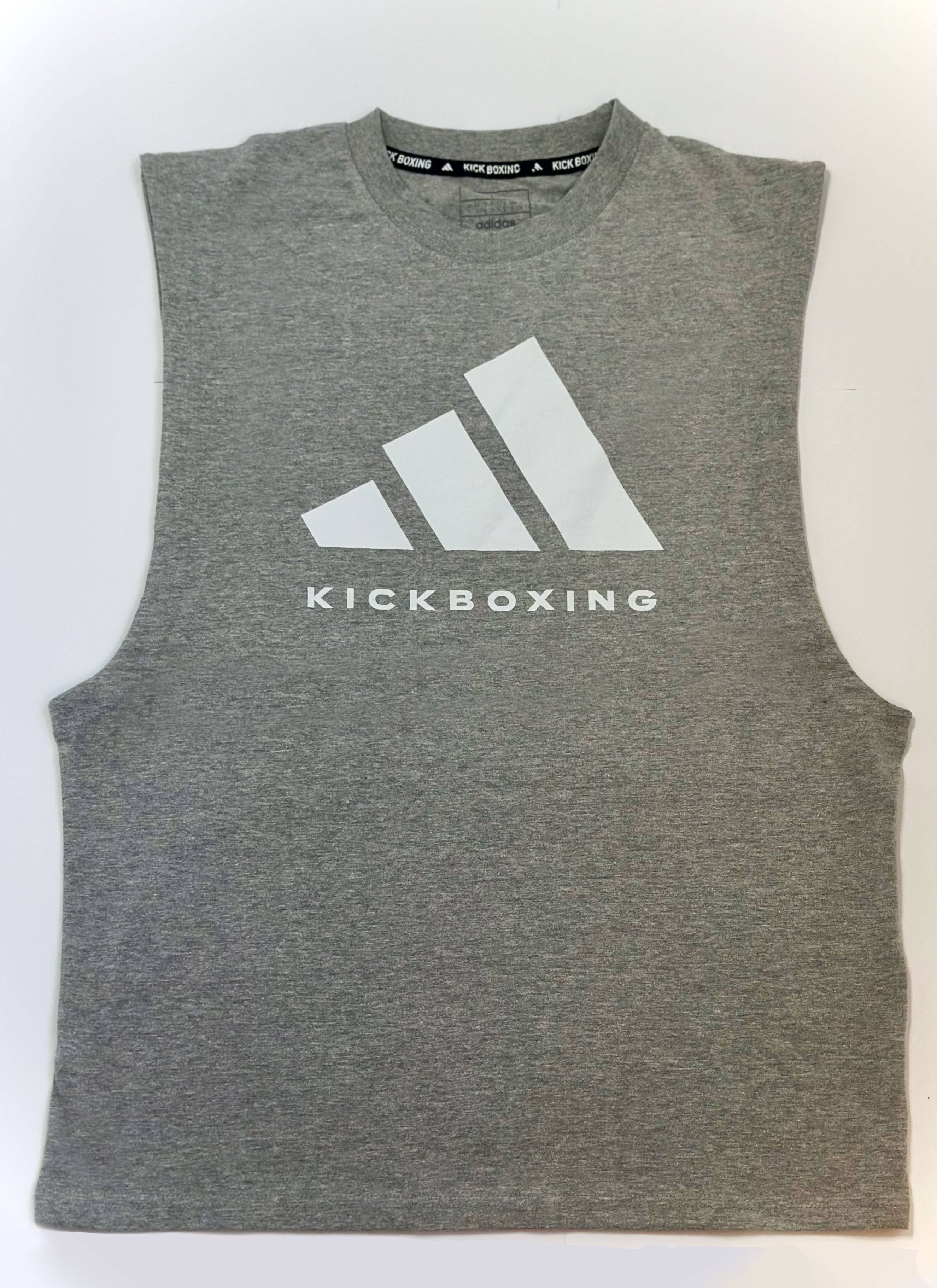 ADIDAS Kickboxing Unisex Tank Top - 100% Cotton Sleeveless Athletic Shirt