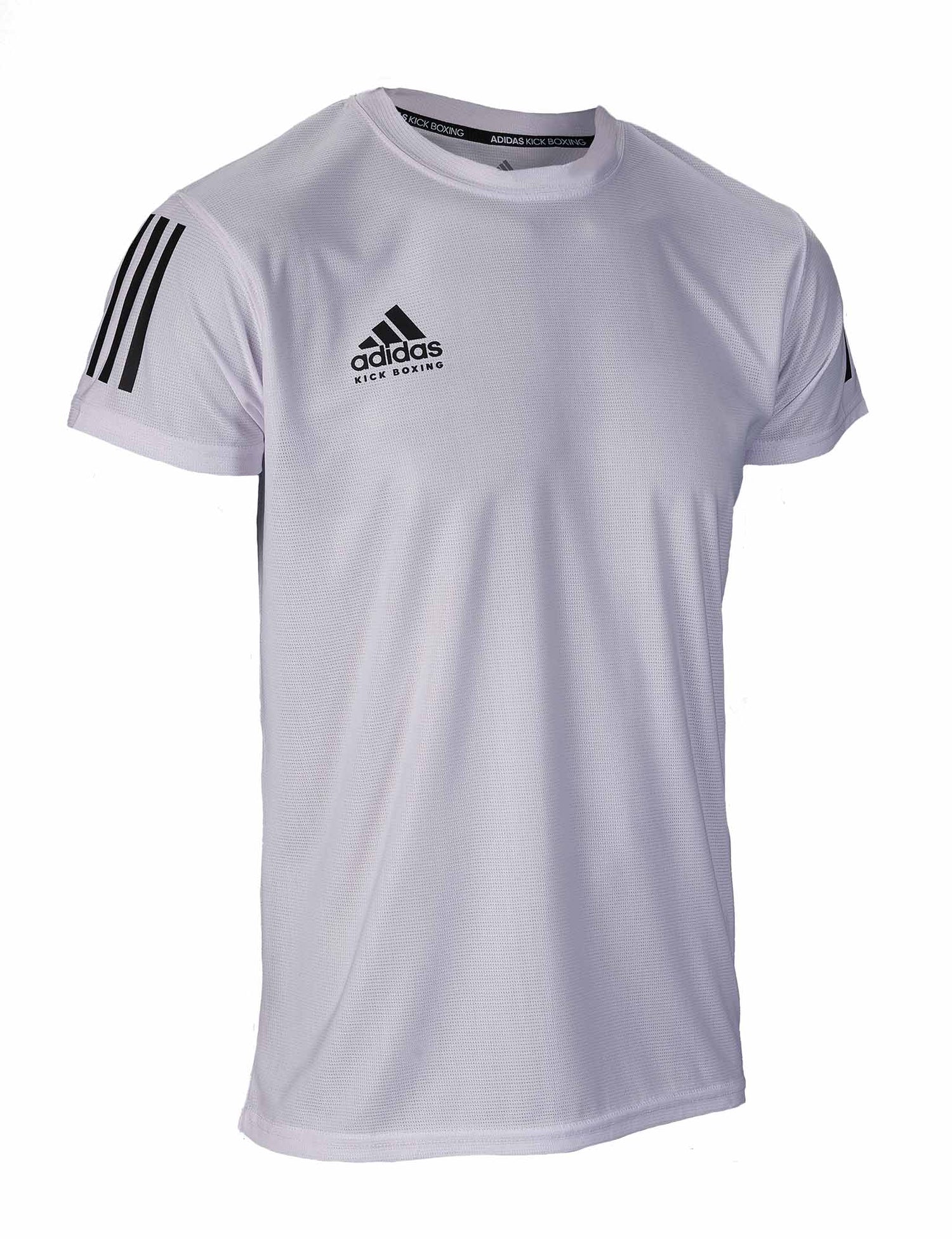 Camiseta básica unisex de kickboxing ADIDAS adiKBTS100, poliéster que absorbe la humedad, varios colores y tallas.