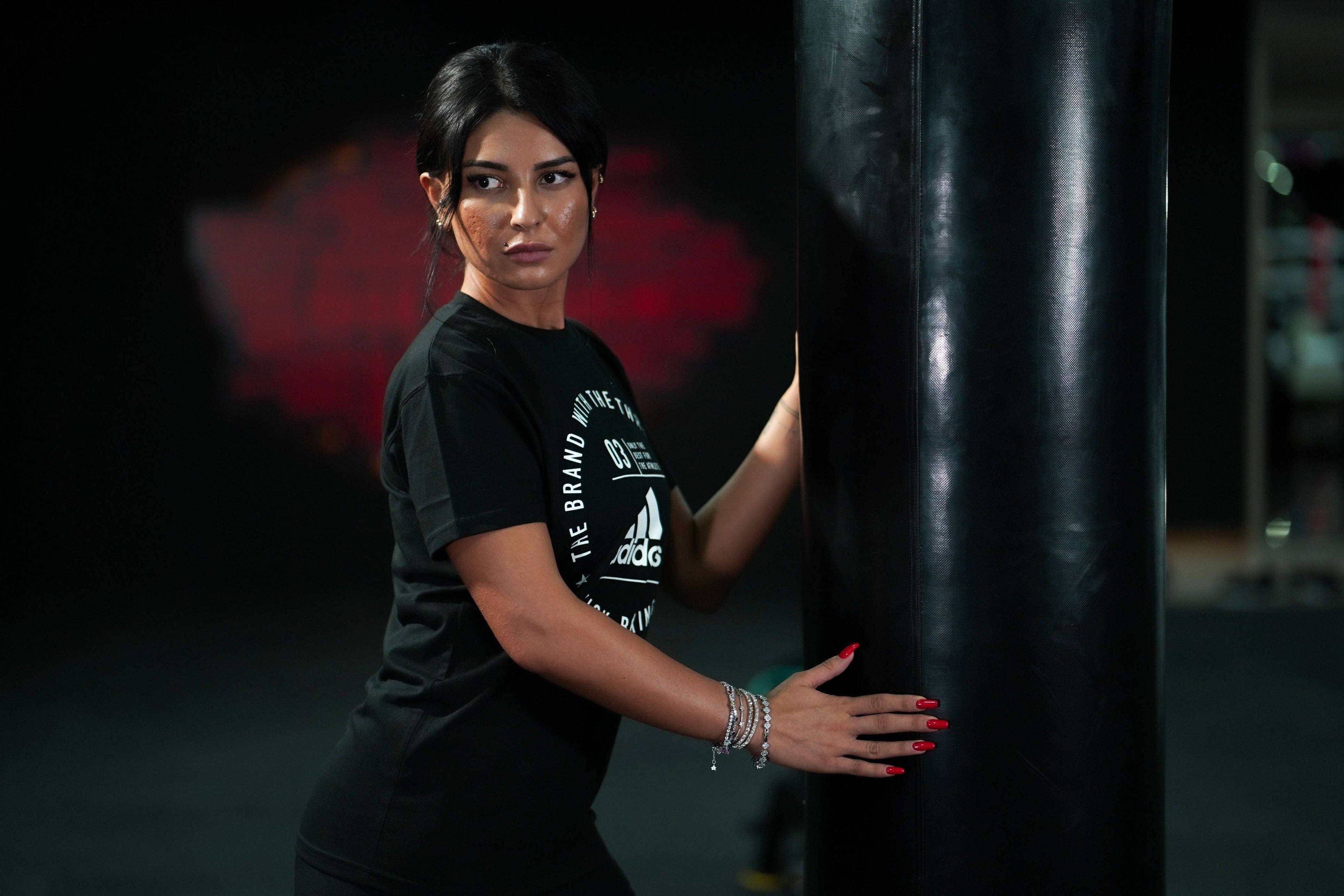 ADIDAS Community Line Kickboxing T-Shirt adiCL01KB- Premium Slim Fit for Workouts and Everyday Use