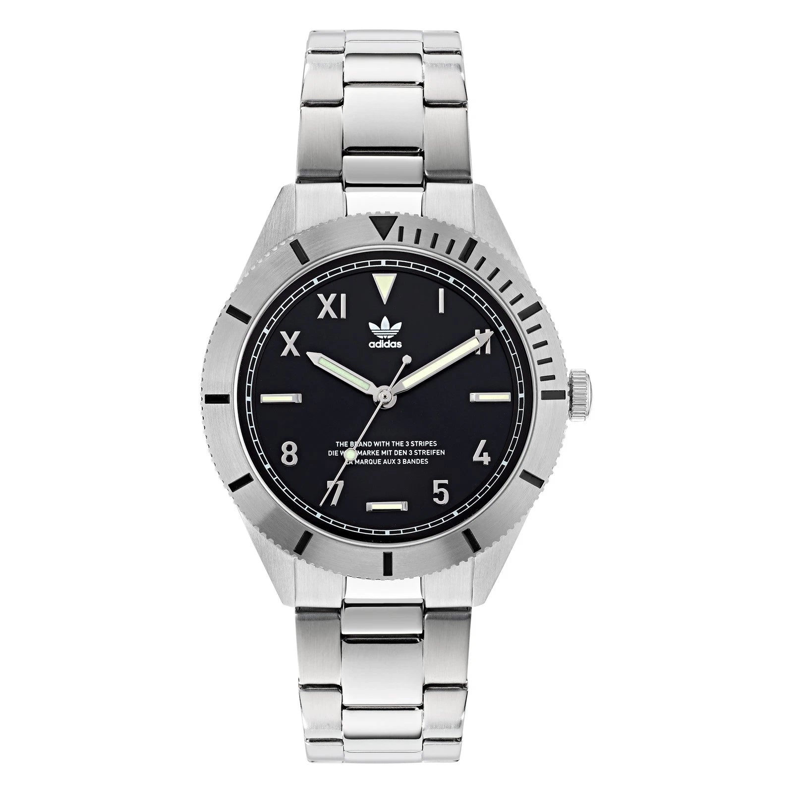 ADIDAS Edition Three Metal Wrist Watch With Water Resistance 5 ATM, AOFH22054