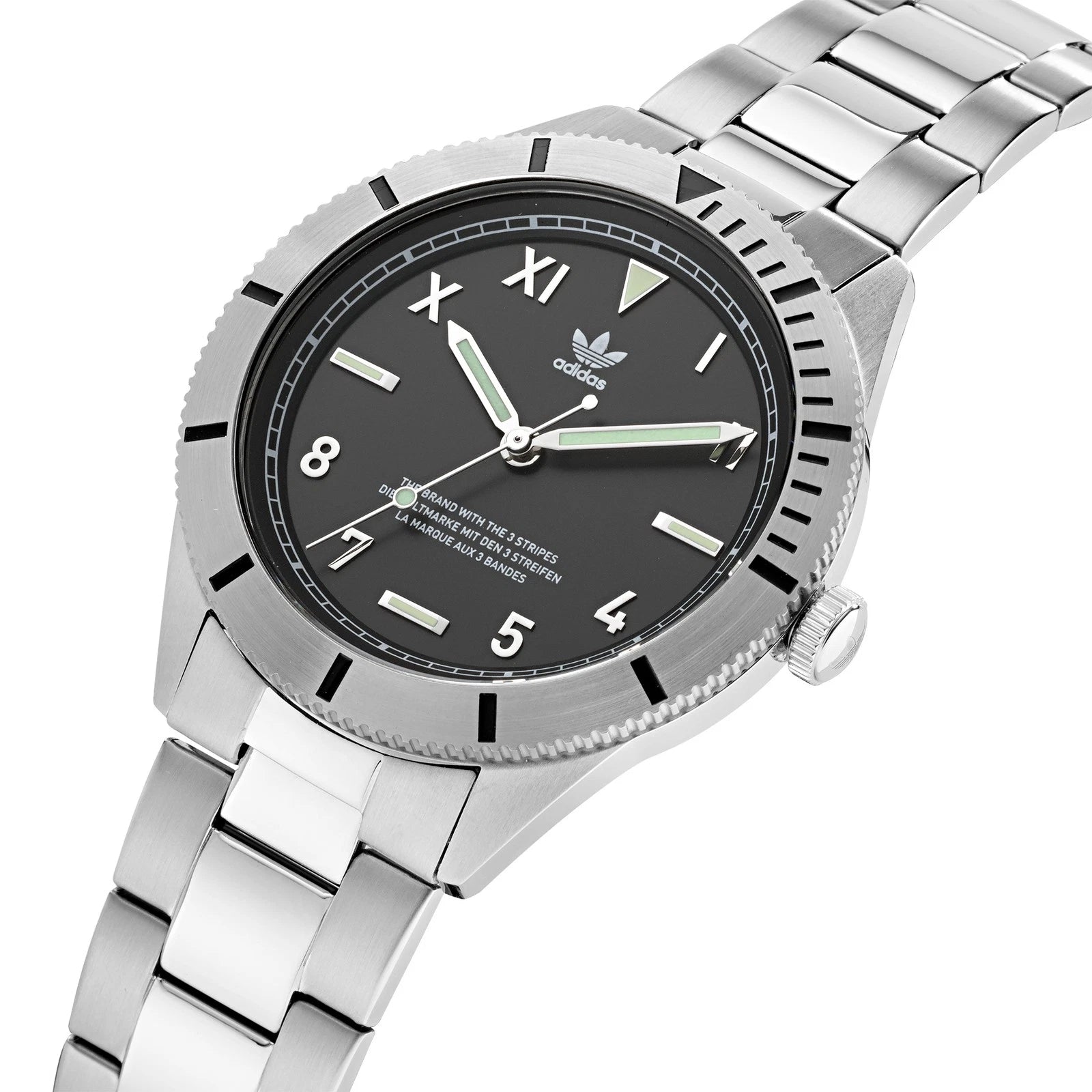 ADIDAS Edition Three Metal Wrist Watch With Water Resistance 5 ATM, AOFH22054