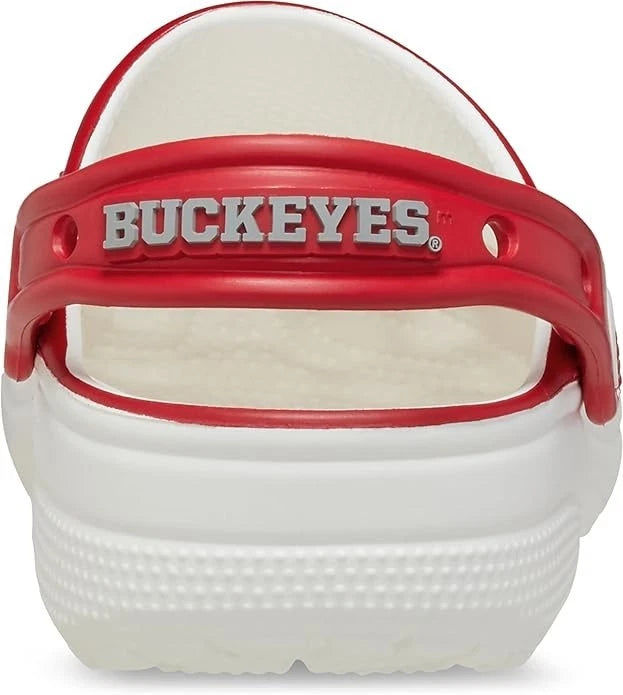 Crocs Unisex-Adult Classic Collegiate Clogs, Ohio State, Men’s US 4 / Women’s US 6