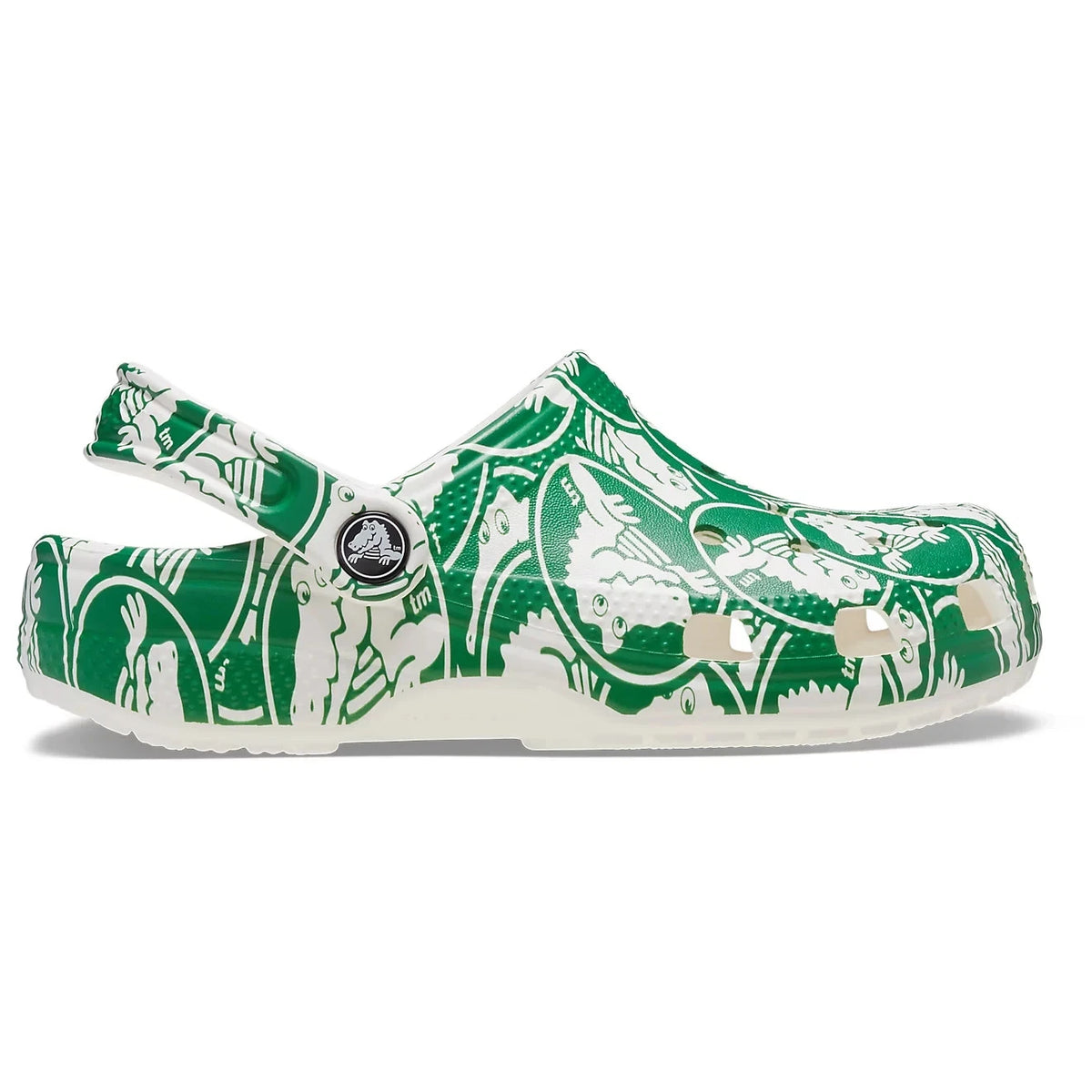 Crocs Classic Graphic Clog Unisex Clogs, Green Ivy, Women’s US 7 / Men’s US 5