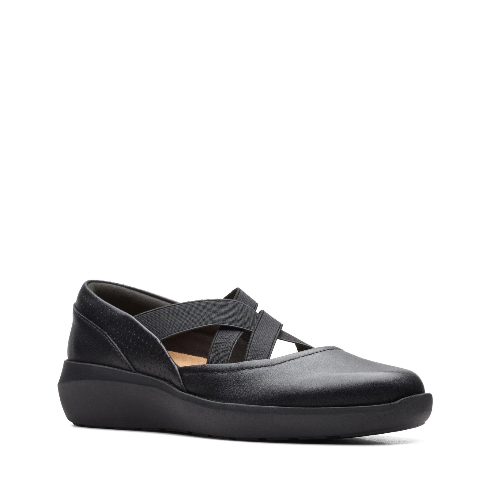 Clarks Kayleigh Cove Mary Jane Flat, Black Combi,US 10 Medium