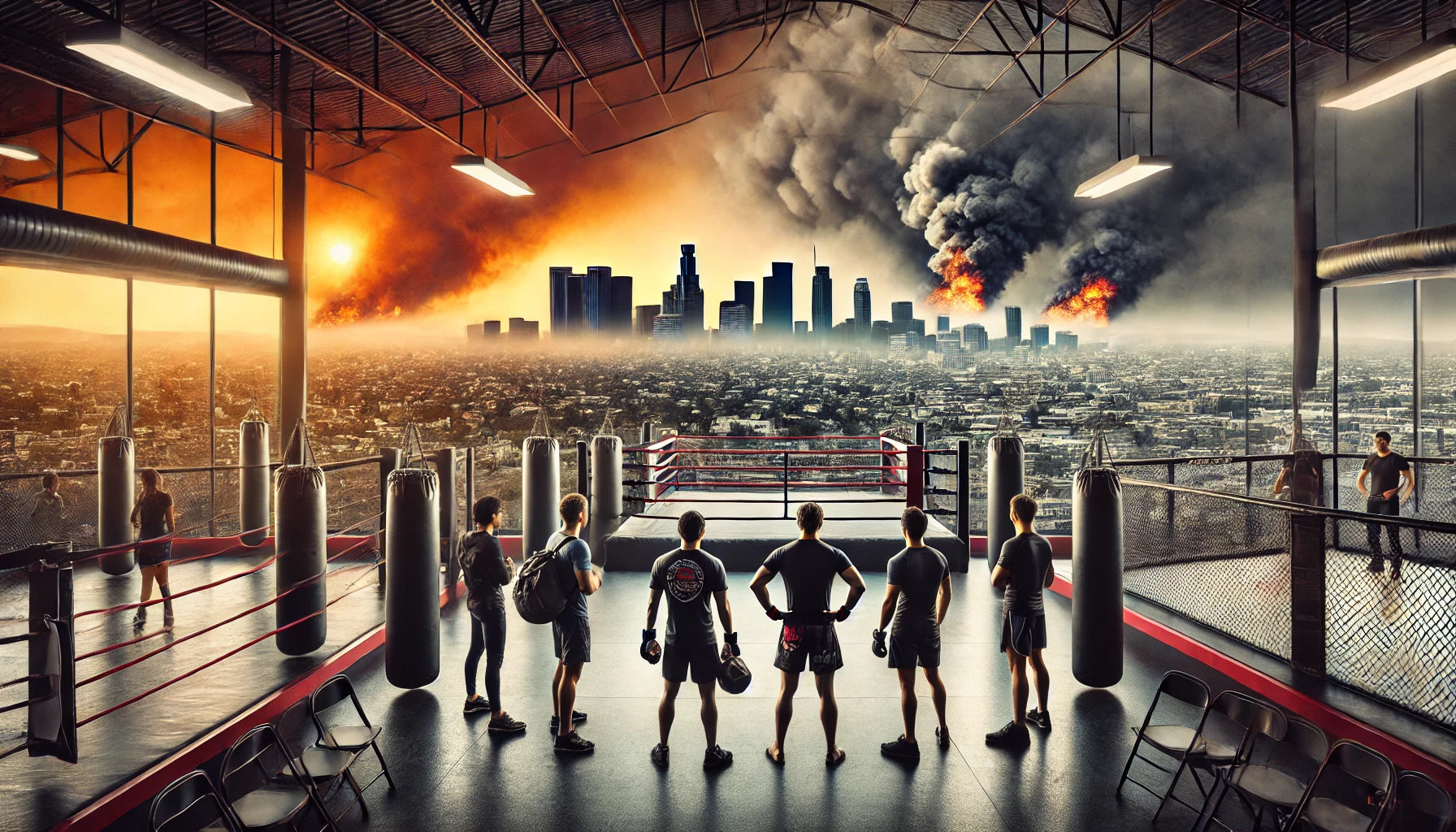 Los Angeles Wildfires, Gyms, MMA , Kickboxing