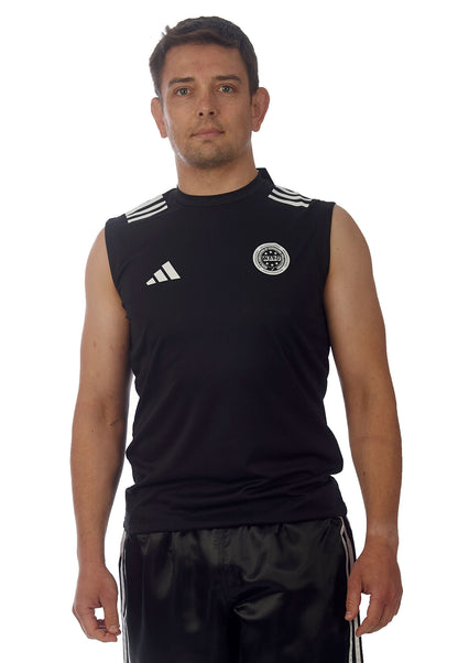 Adidas Kickboxing Sleeveless Shirt for Men and Women, 100 % polyester- Kick Light adiWAKOST1 Black