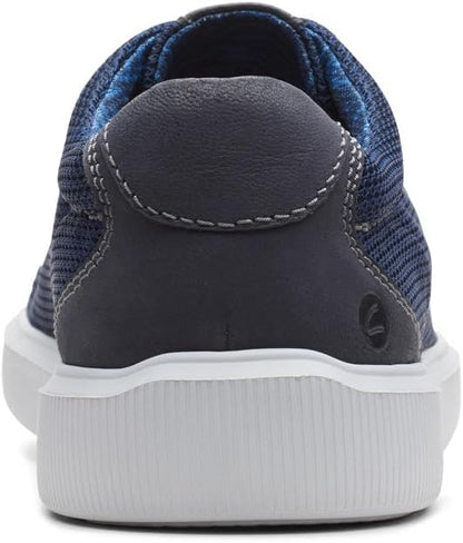 Clarks Cambro Low Sneaker, Navy Textile,US 8 Medium