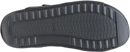 Clarks Crestview Easy Flat Sandal, Black Leather, US 7 Medium