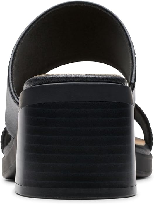 Clarks Women Jaylan Dusk Black Leather, US 6.5 Medium