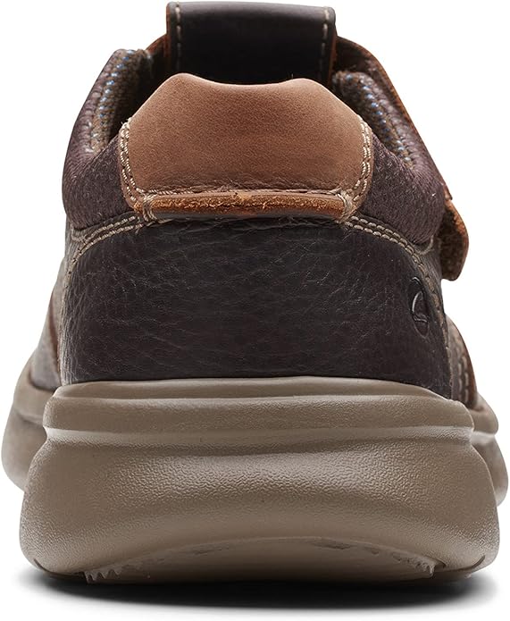 Clarks Mens Bradley Cove Loafer, Brown Tumbled Leather, 9 US