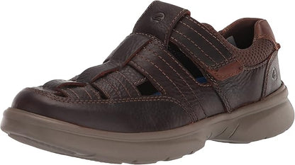 Clarks Mens Bradley Cove Loafer, Brown Tumbled Leather, 9 US