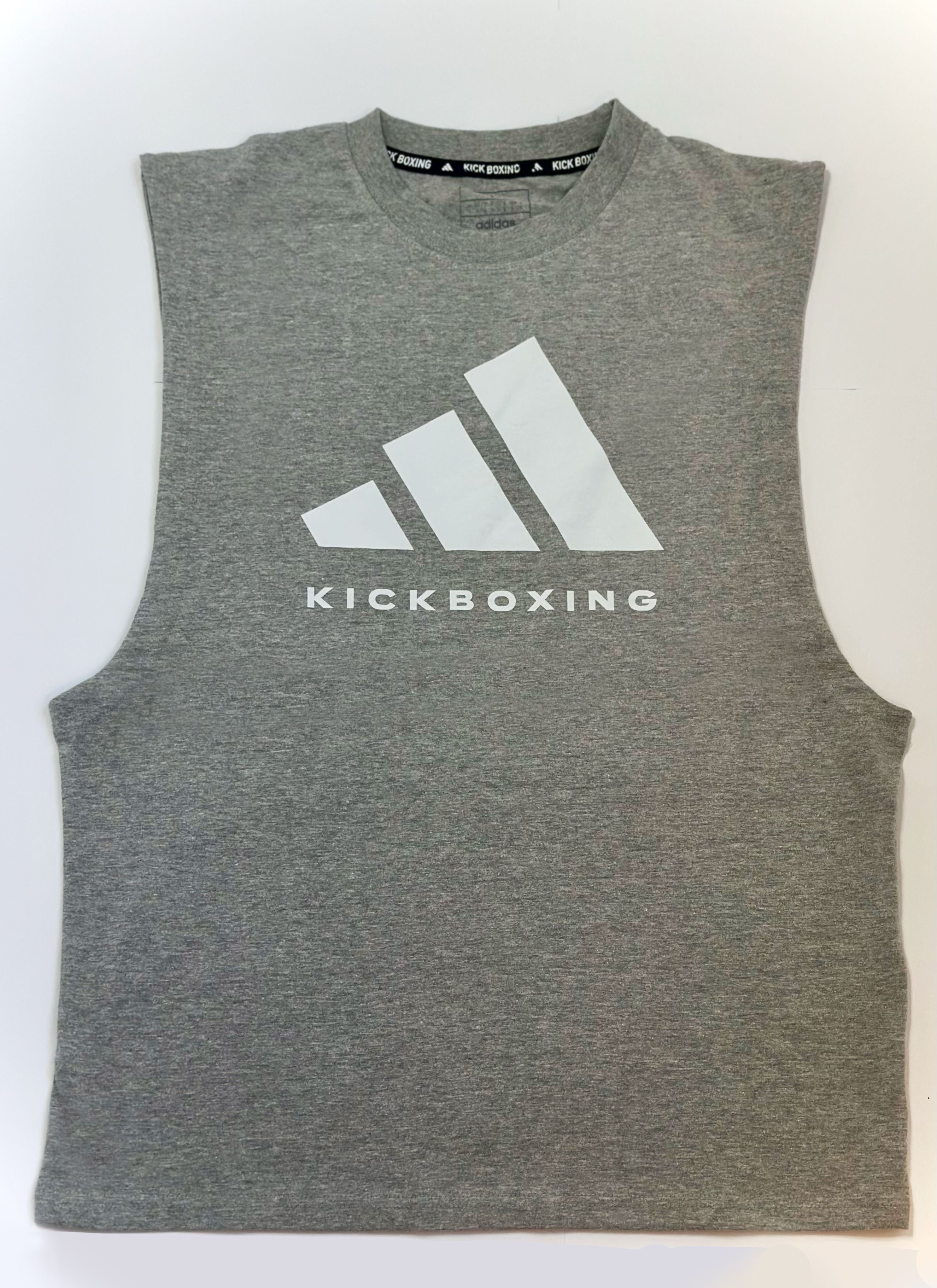 Adidas Kickboxing Unisex Tank Top - 100% Cotton Sleeveless Athletic Shirt