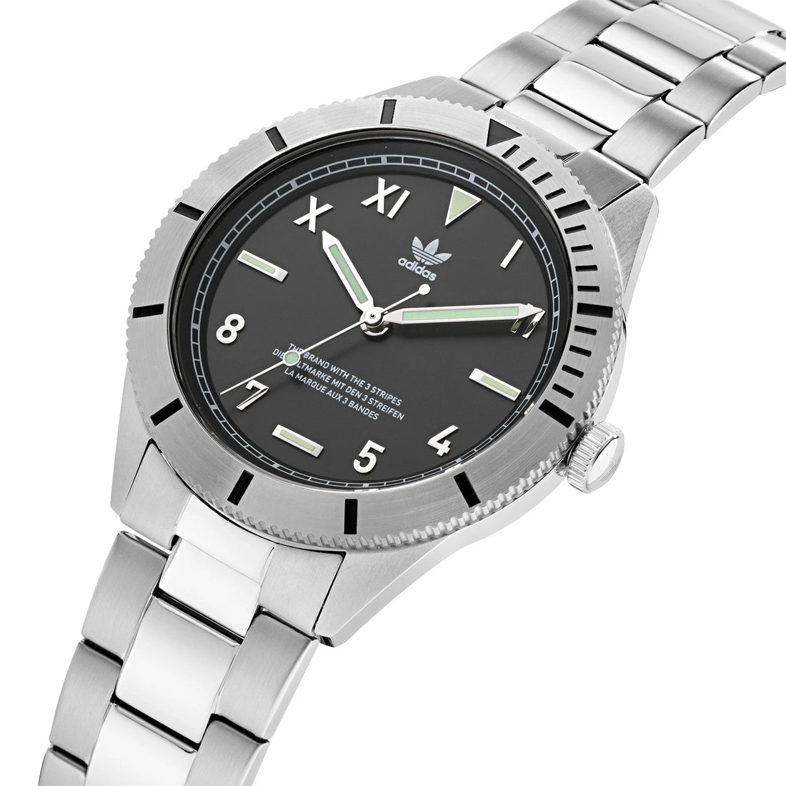 ADIDAS Edition Three Metal Wrist Watch With Water Resistance 5 ATM, AOFH22054
