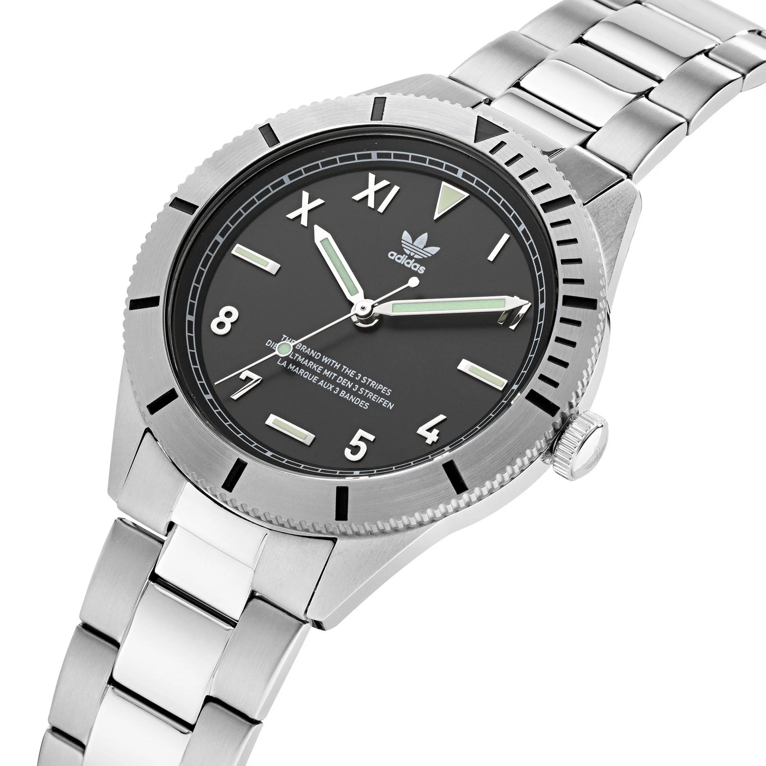 ADIDAS Edition Three Metal Wrist Watch With Water Resistance 5 ATM, AOFH22054