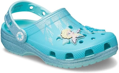 Crocs Classic Clog K Frozen Elsa Kids’ Clogs, Blue