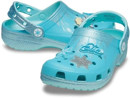 Crocs Classic Clog K Frozen Elsa Kids’ Clogs, Blue