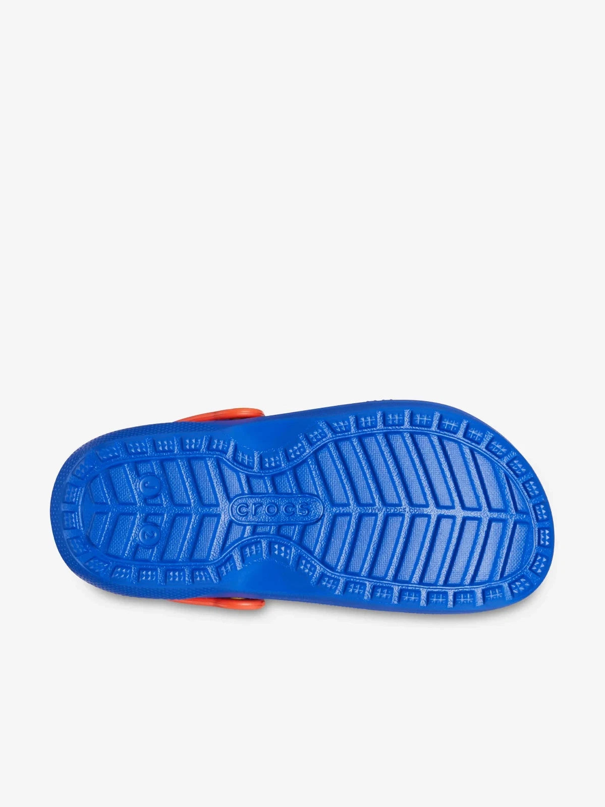 Crocs Classic Lined Clog Kids’ Clogs, Blue Bolt/Multi, US Size 5 Medium