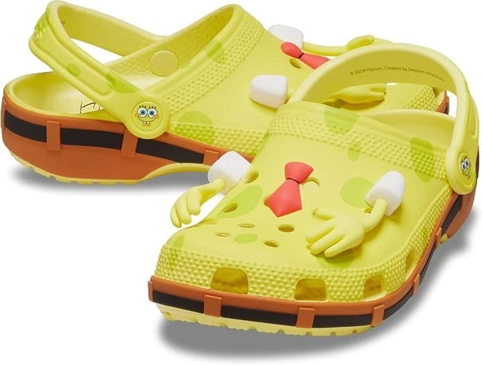 Crocs SpongeBob SquarePants Classic Clog – Banana, M11/W13