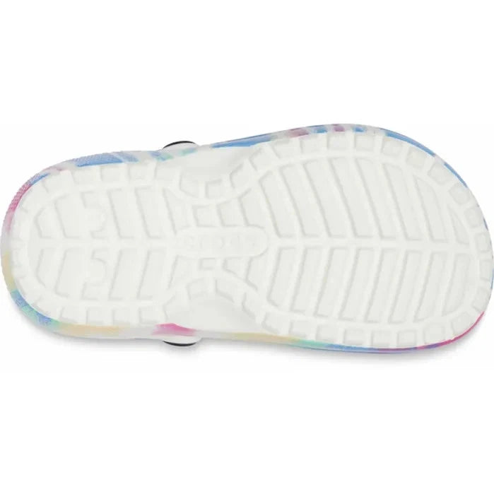 Crocs Classic Tie Dye Lined Clogs – Powder Blue/Multi, W6/M4