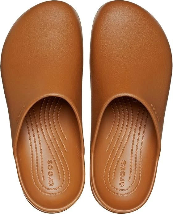 Crocs Dylan Mules Unisex Clogs, Cognac
