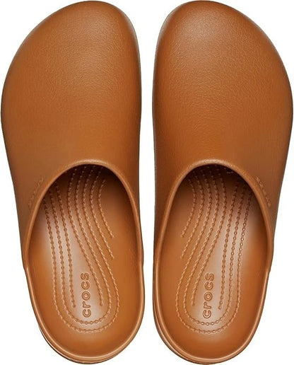Crocs Dylan Mules Unisex Clogs, Cognac