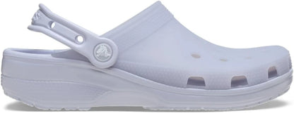 Crocs Classic Frosted Clog Unisex Clogs, Purple Moon