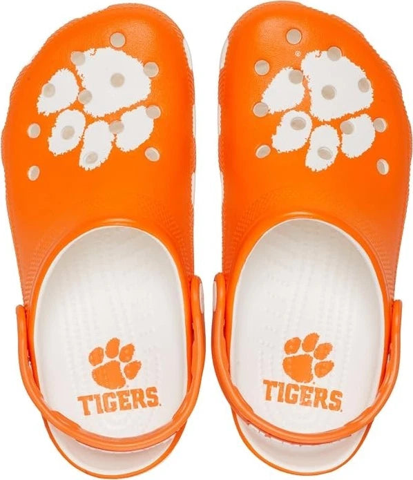 Crocs Classic Collegiate Clog Unisex Clogs, Clemson, Women’s US 15 / Men’s US 13