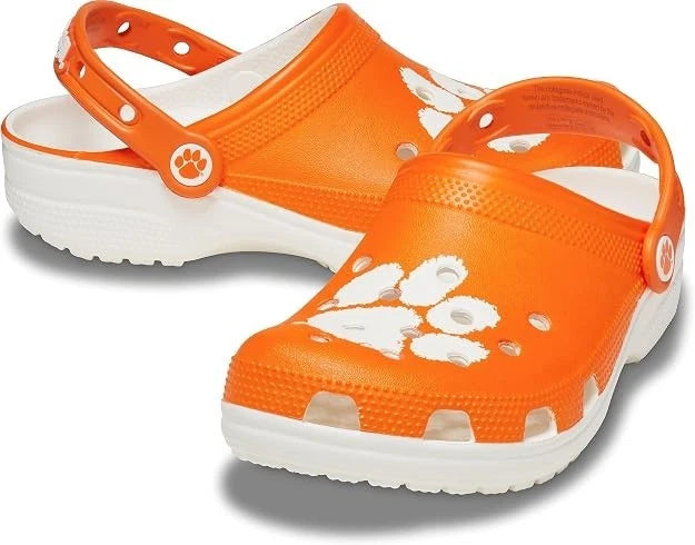 Crocs Classic Collegiate Clog Unisex Clogs, Clemson, Women’s US 15 / Men’s US 13