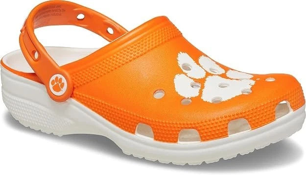 Crocs Classic Collegiate Clog Unisex Clogs, Clemson, Women’s US 15 / Men’s US 13