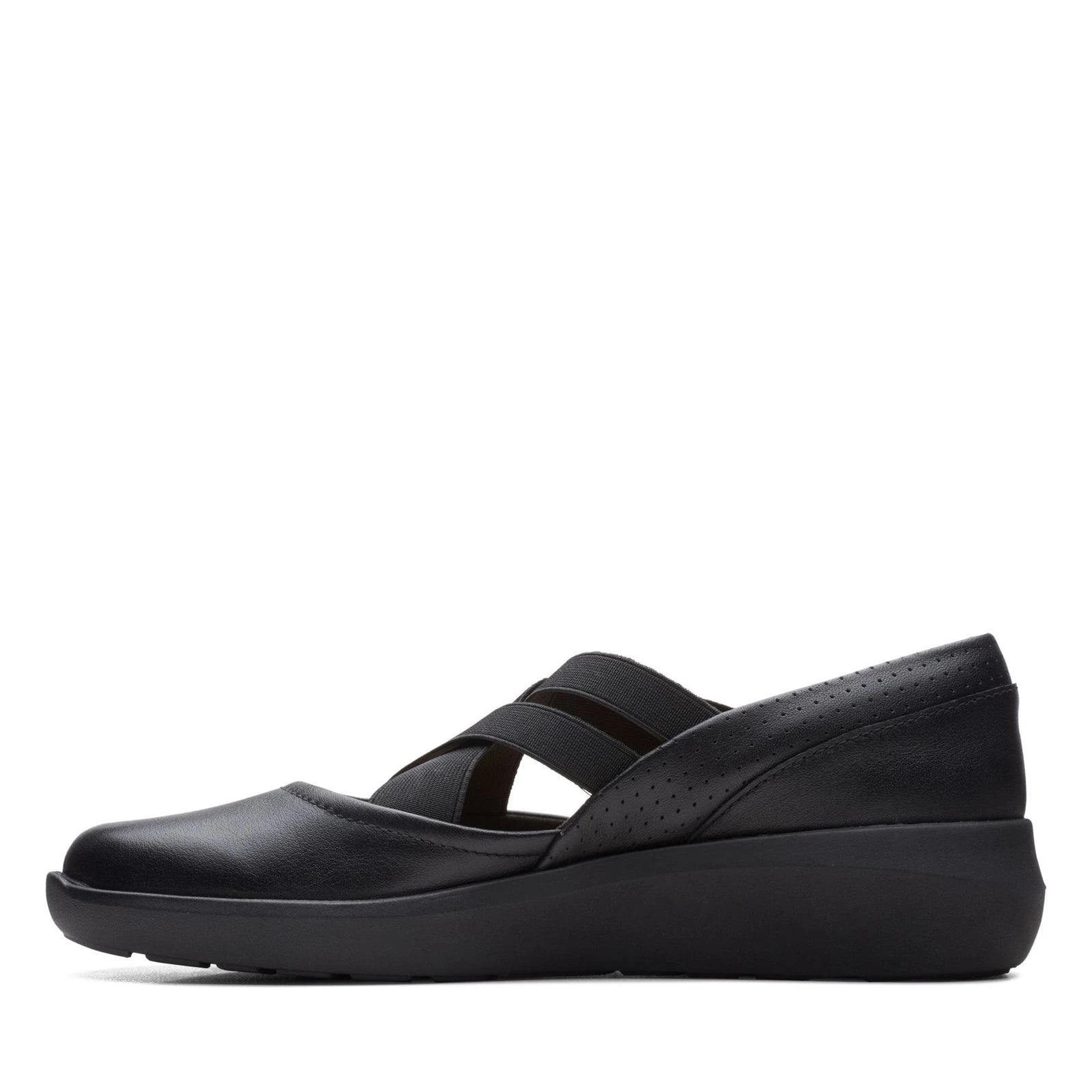 Clarks Kayleigh Cove Mary Jane Flat, Black Combi,US 10 Medium