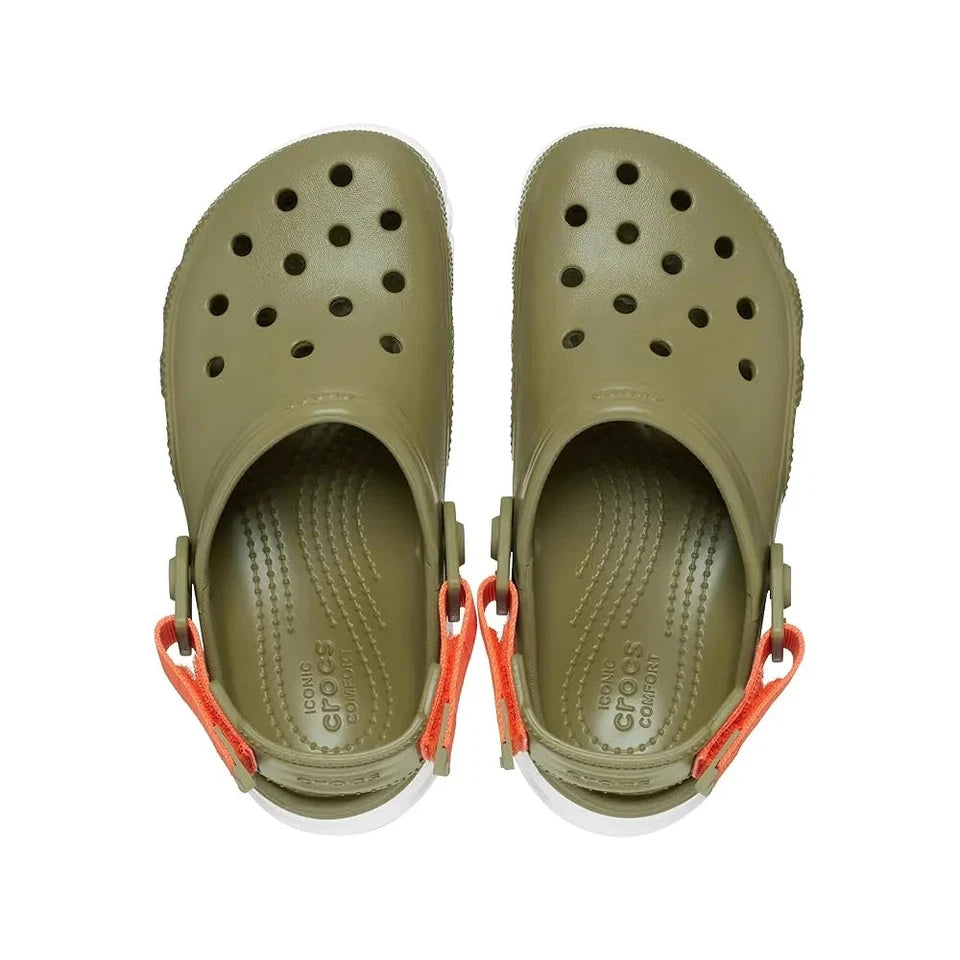 Crocs Duet Max II Clog Unisex Clogs, Aloe, Men’s US 4 / Women’s US 6